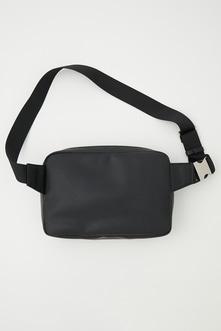 FAUX LEATHER BOXTYPE BODY BAG/フェイクレザーボックスタイプボディバッグ 詳細画像