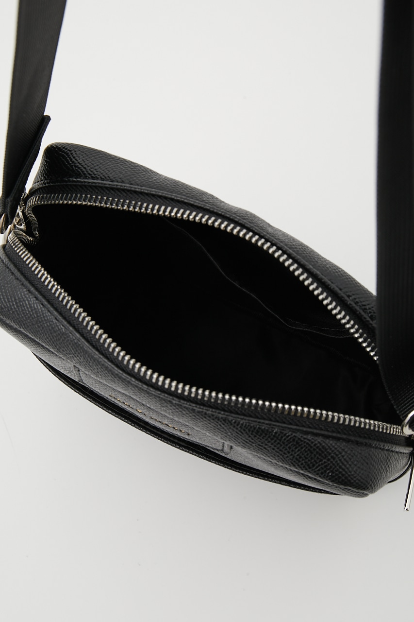 FAUX LEATHER SHOULDER BAG/フェイクレザーショルダーバッグ 詳細画像 BLK 6