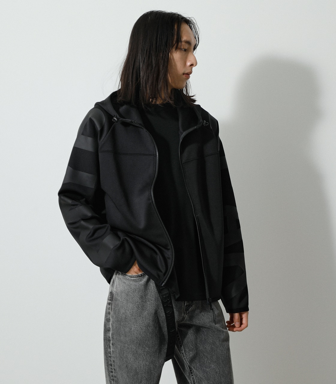 DAYBREAK SLEEVE LOGO BLOUSON/デイブレイクスリーブロゴブルゾン