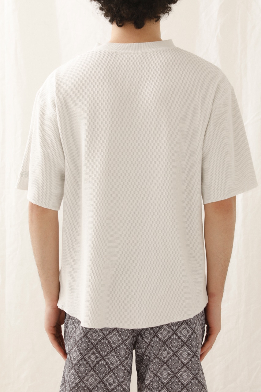 【AZUL HOME】THERMAL HENLEY NECK TOPS/サーマルヘンリーネックトップス 詳細画像 L/GRY 6