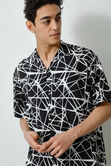 BRANCH PATTERN BIG SHIRT/ブランチパターンビッグシャツ 詳細画像