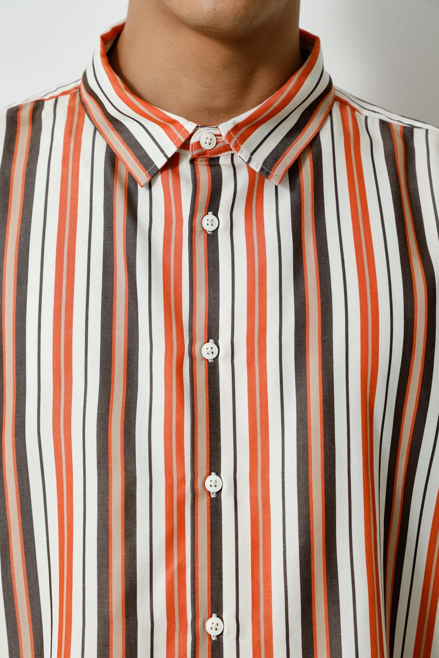 STRIPE PATTERN BIG SHIRT/ストライプパターンビッグシャツ 詳細画像 柄ORG 8
