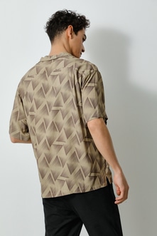 GEOMETRIC PATTERN BIG SHIRT/ジオメトリックパターンビッグシャツ
