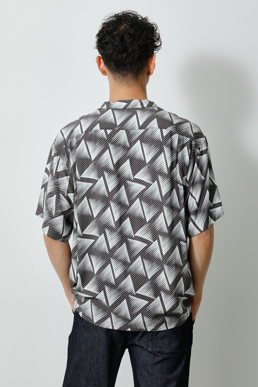GEOMETRIC PATTERN BIG SHIRT/ジオメトリックパターンビッグシャツ