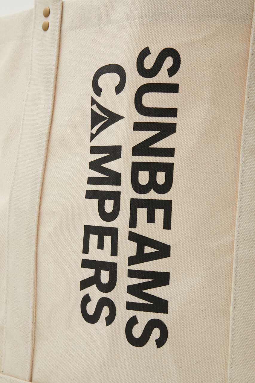 【SUNBEAMSCAMPERS】 CANVAS BIG TOTE BAG/キャンバスビッグトートバッグ 詳細画像 O/WHT 4
