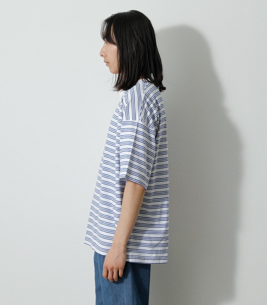 BORDER BIG TEE/ボーダービッグTシャツ｜AZUL BY MOUSSY（アズールバイ