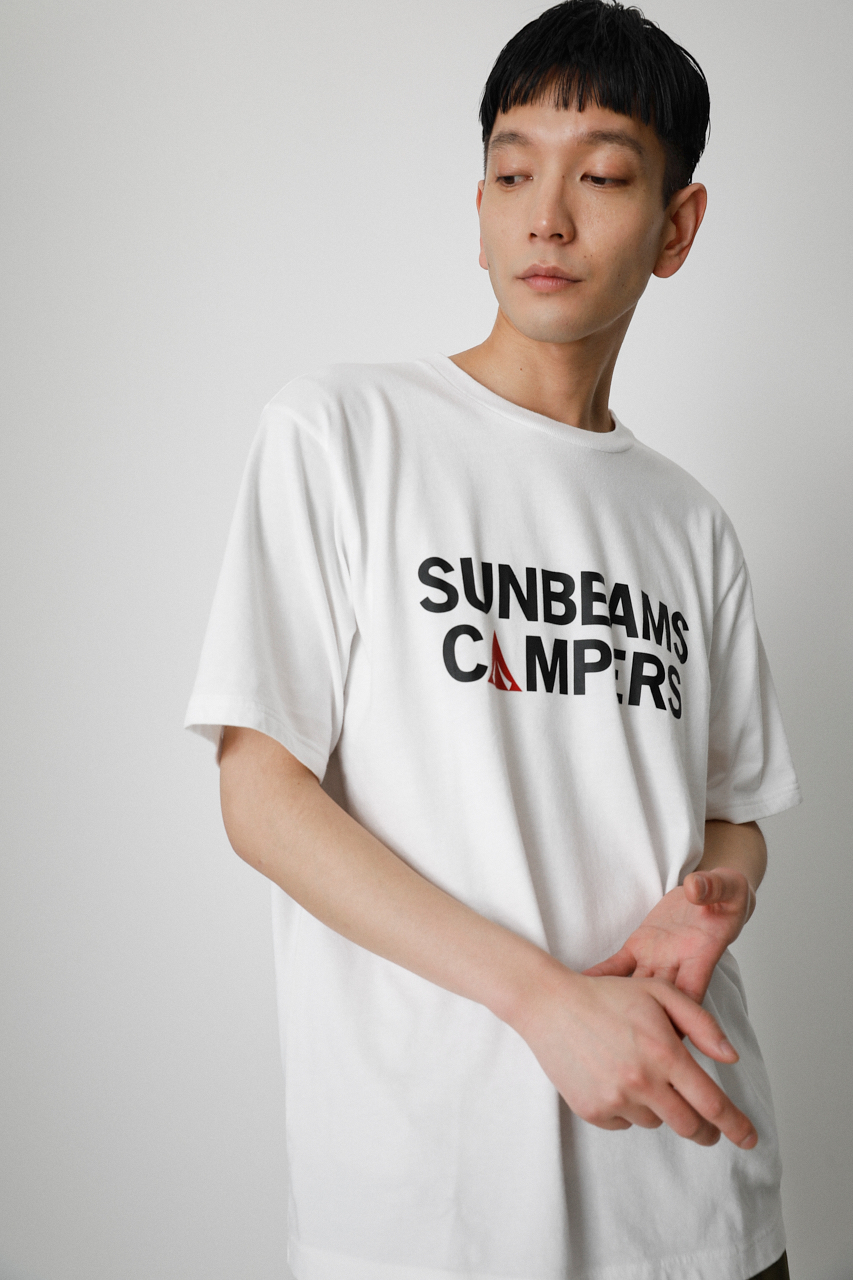 【SUNBEAMSCAMPERS】 BIG LOGO TEE/ビッグロゴTシャツ 詳細画像 WHT 1
