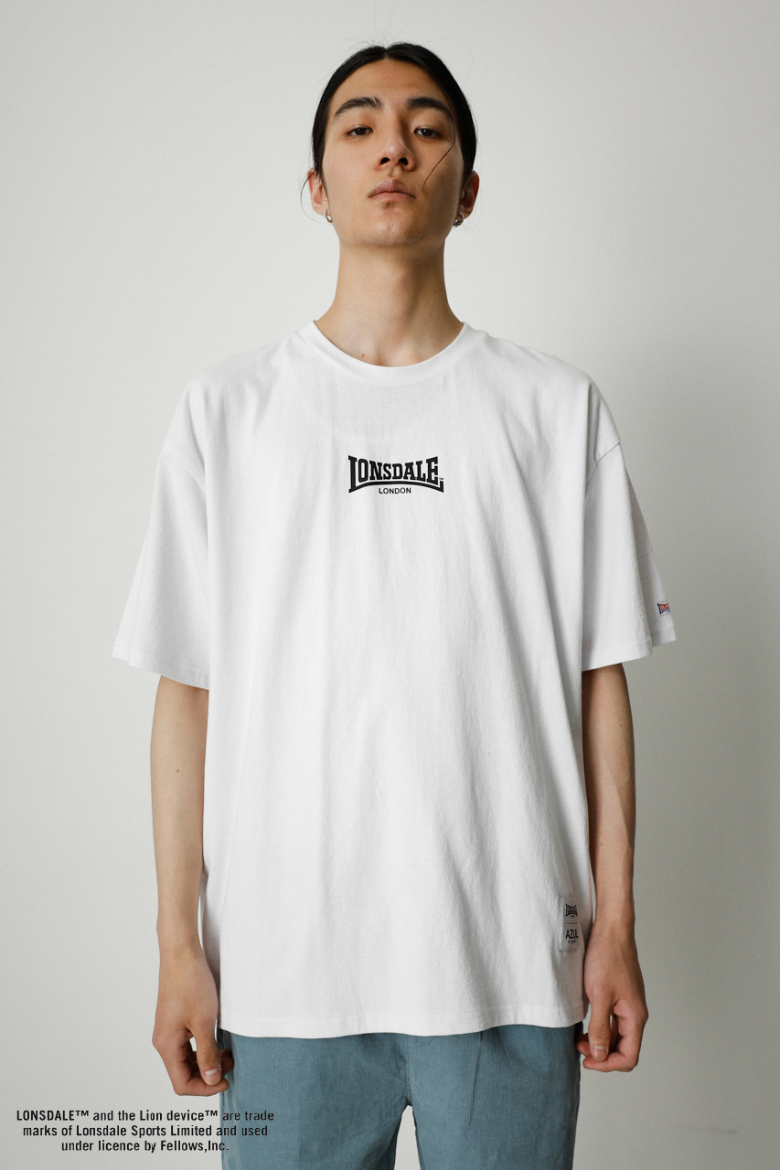 LONSDALE × AZUL BACK LOGO TEE/LONSDALE×AZULバックロゴTシャツ 詳細画像 WHT 5