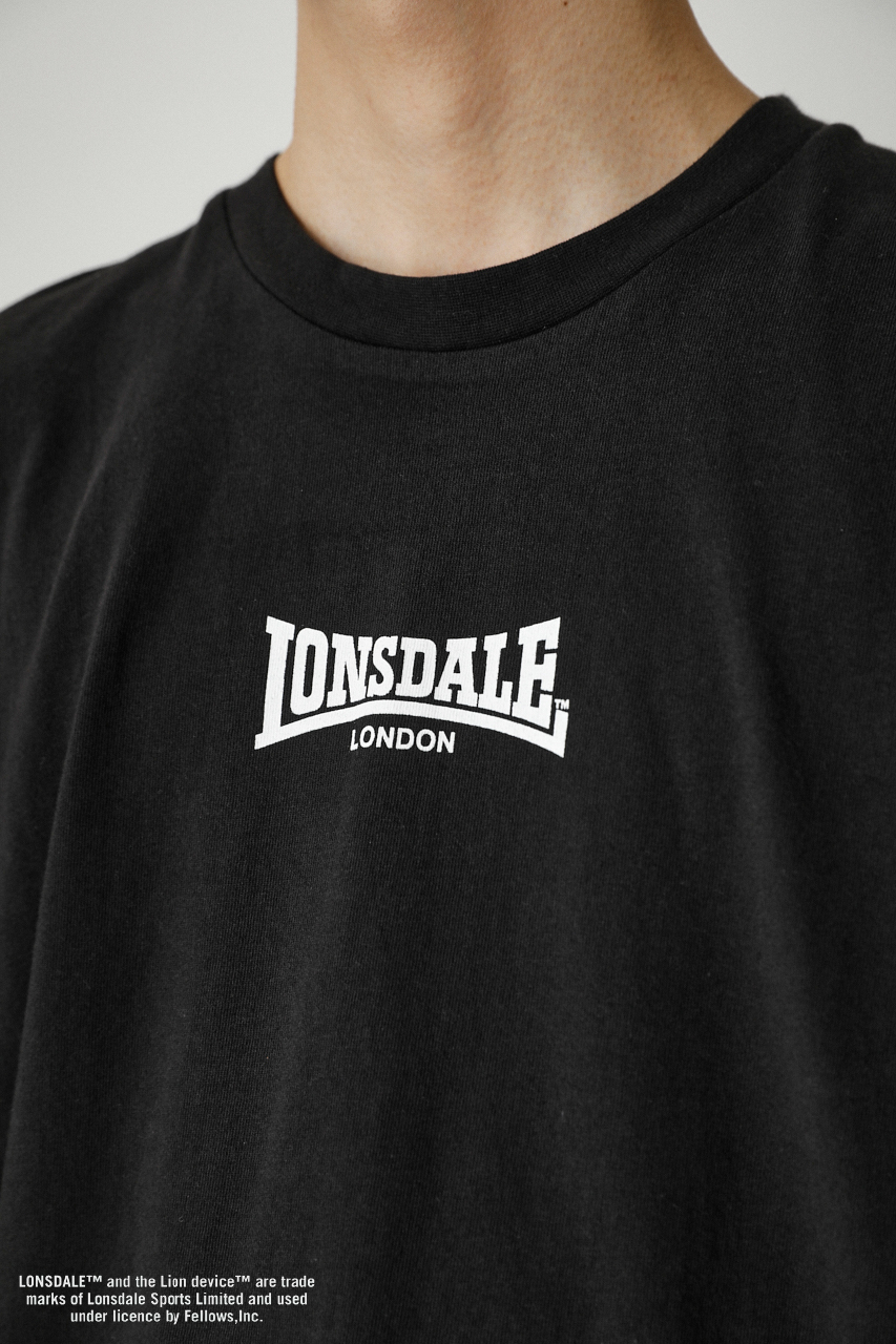 LONSDALE × AZUL BACK LOGO TEE/LONSDALE×AZULバックロゴTシャツ 詳細画像 BLK 8