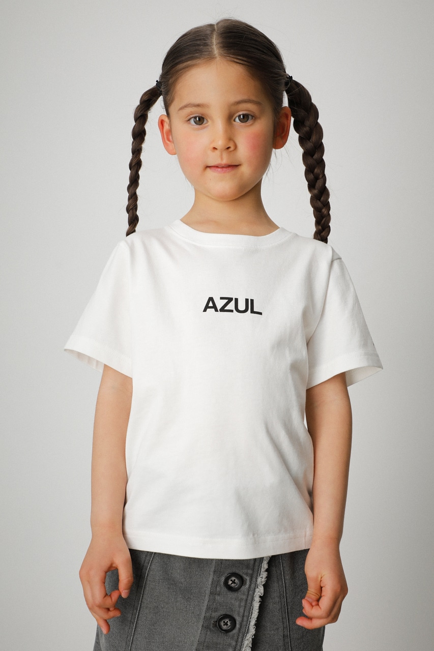 【6月16日(金)8:59まで期間限定価格】AZUL KIDS TEE/AZULキッズTシャツ 詳細画像 WHT 5