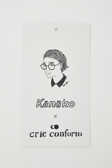 【crie conforto】Kanako×crie confortoレタープリントT 詳細画像