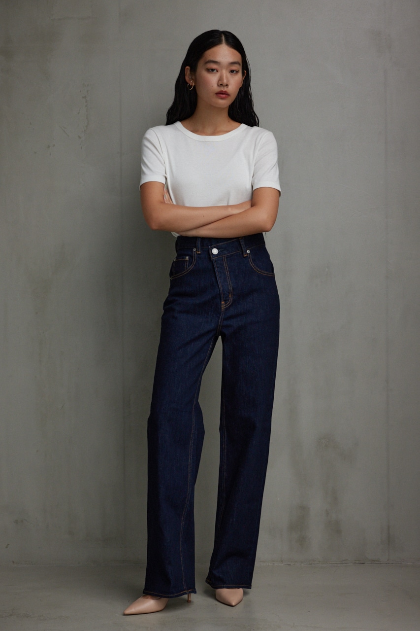 AZUL DENIM/ハイウエストオーバーラップデニム｜AZUL BY MOUSSY 