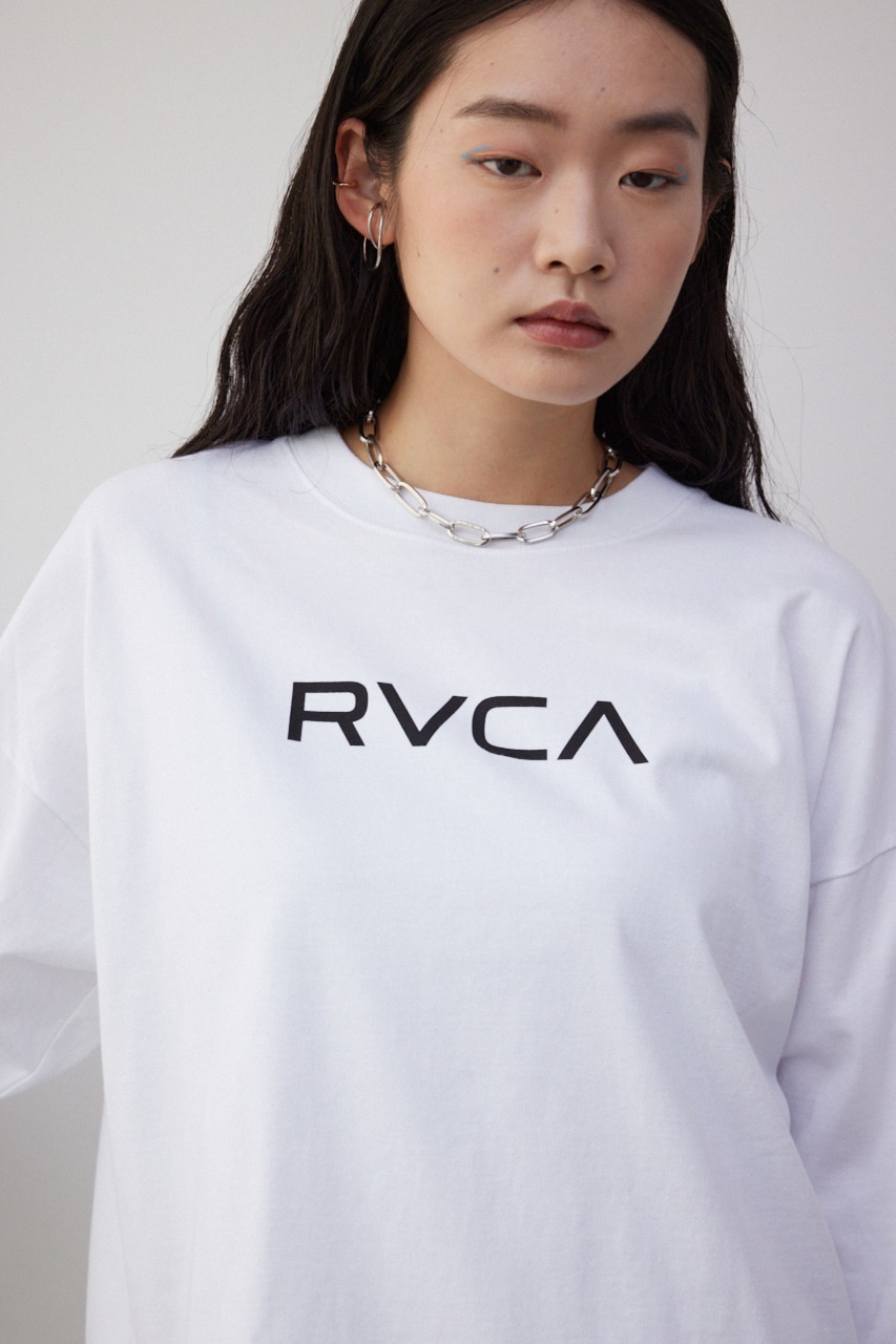 RVCA×AZULフロントロゴロンT 詳細画像 WHT 2