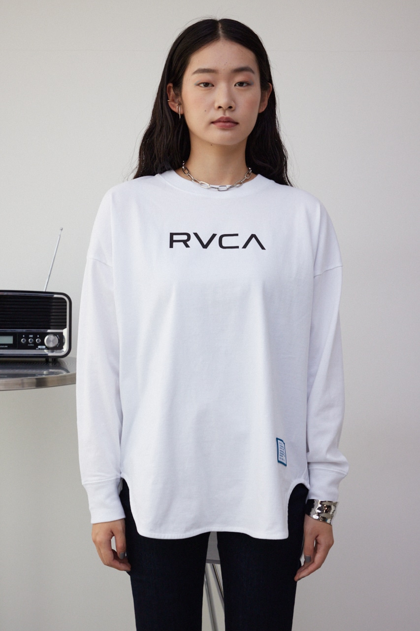 RVCA×AZULフロントロゴロンT 詳細画像 WHT 5