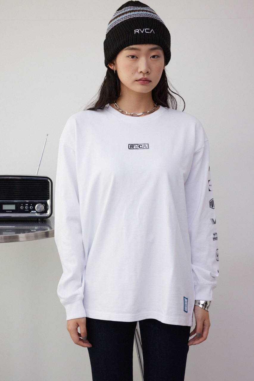 RVCA×AZUL袖ロゴロンT 詳細画像 WHT 5