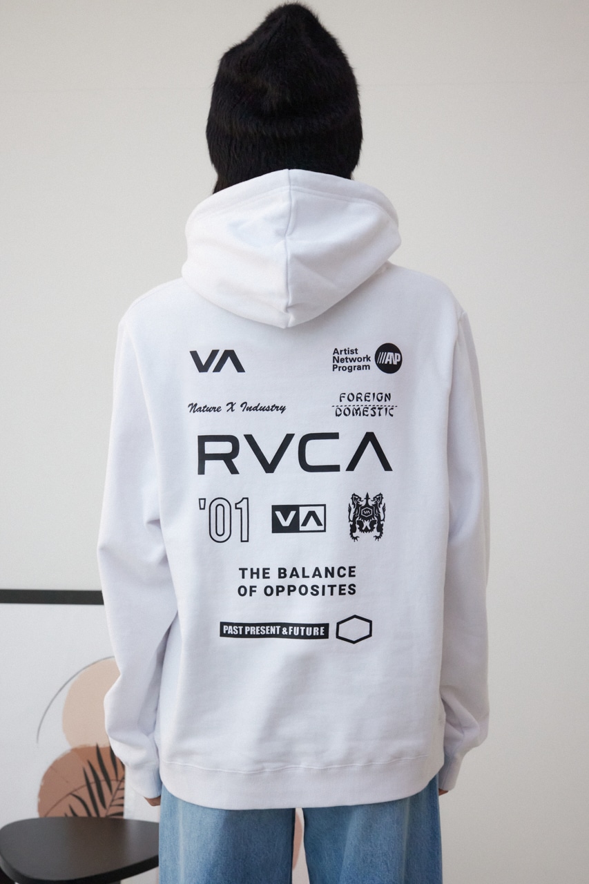 RVCA×AZULオーバーサイズパーカー 詳細画像 WHT 7