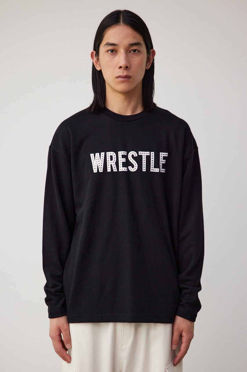 WRESTLEホットフィットロングTシャツ｜AZUL BY MOUSSY（アズールバイ 