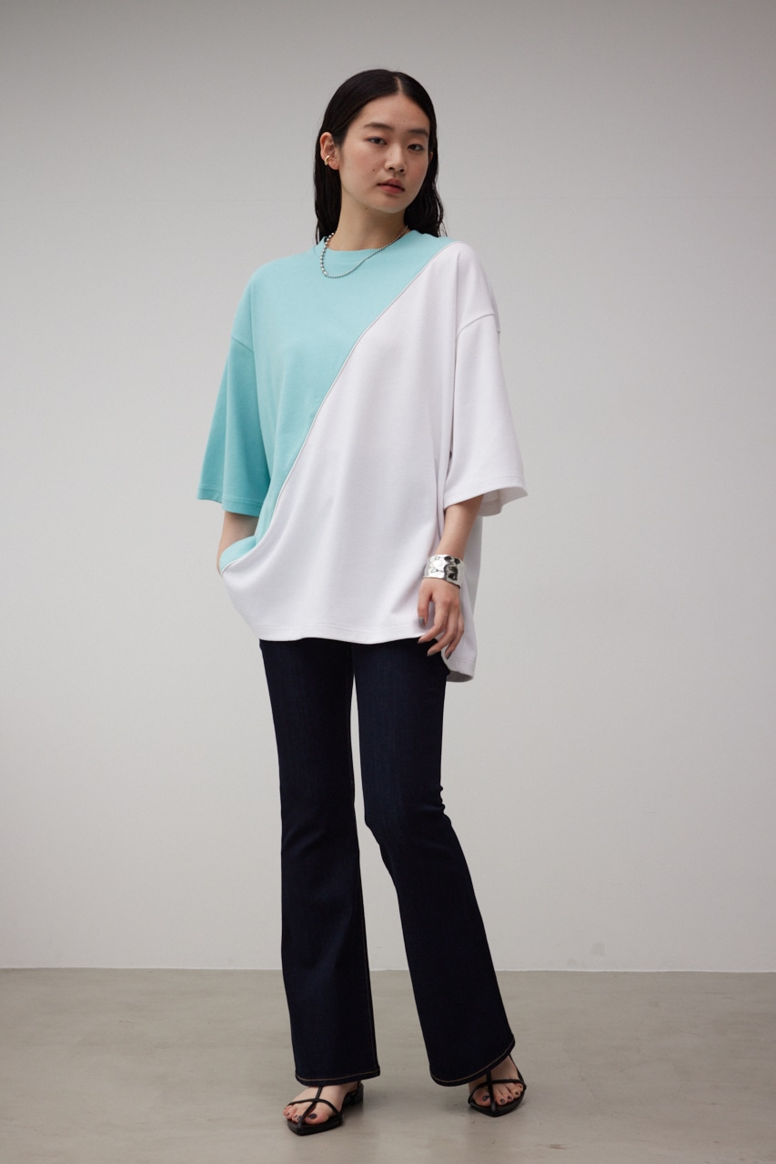 BI-COLOR BIAS TOPS/バイカラーバイアストップス｜AZUL BY MOUSSY