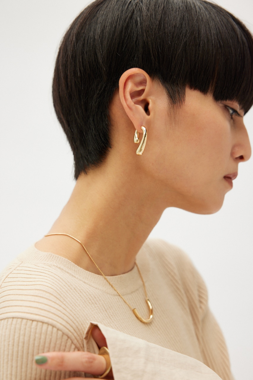 【crie conforto】ドロップバックキャッチピアス