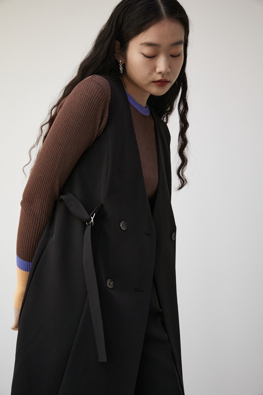 VENUS LONG GILET/ヴィーナスロングジレ｜AZUL BY MOUSSY（アズールバイマウジー）公式通販サイト