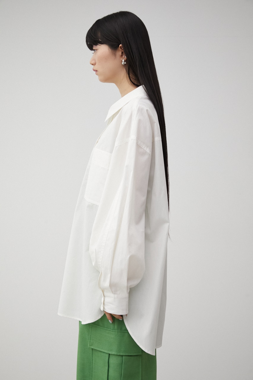 RELATECH COTTON LOOSE SHIRT/リラテックコットンルーズシャツ 詳細画像 O/WHT 6