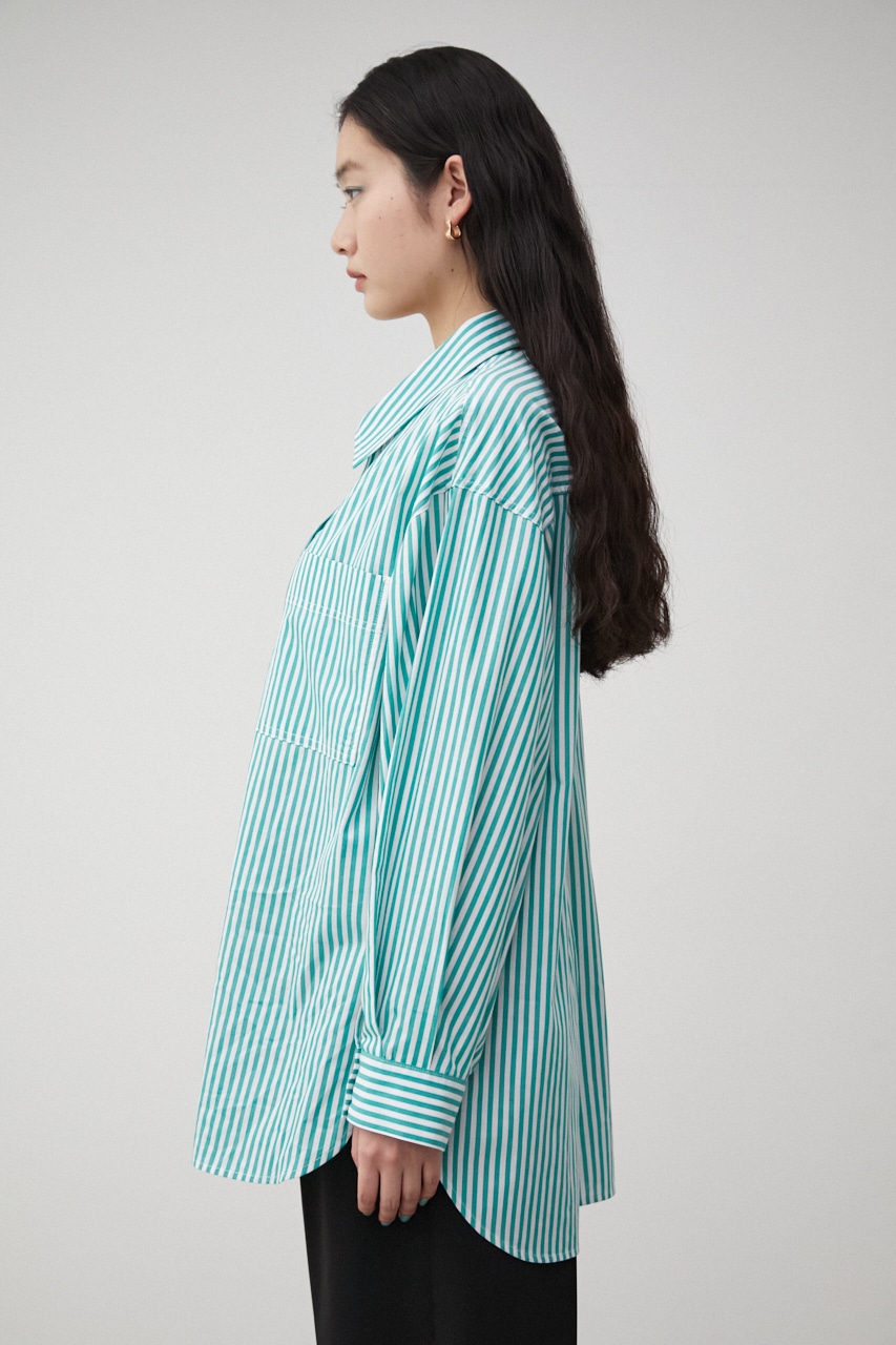 RELATECH COTTON LOOSE SHIRT/リラテックコットンルーズシャツ 詳細画像 柄GRN 6
