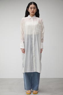 SHEER LONG SHIRT/シアーロングシャツ 詳細画像