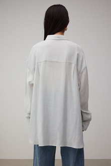 CREPE SHEER SHIRT/クレープシアーシャツ 詳細画像