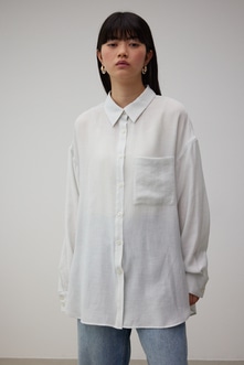 CREPE SHEER SHIRT/クレープシアーシャツ 詳細画像