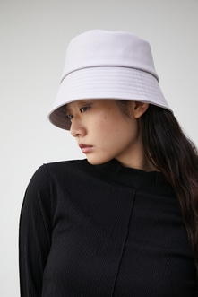 FAUX LEATHER BUCKET HAT/フェイクレザーバケットハット