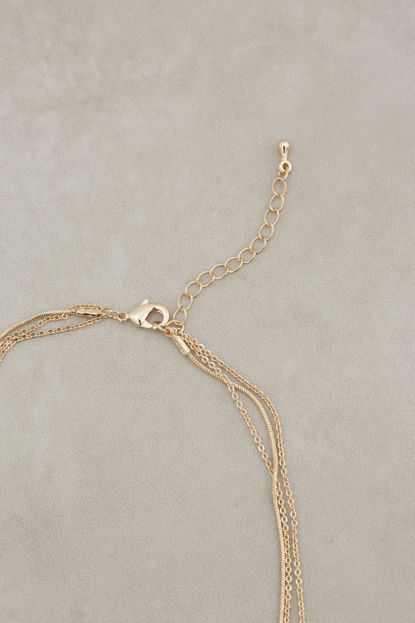 COIN THREE-STRAND NECKLACE/コインスリーストランドネックレス 詳細画像 L/GLD 3