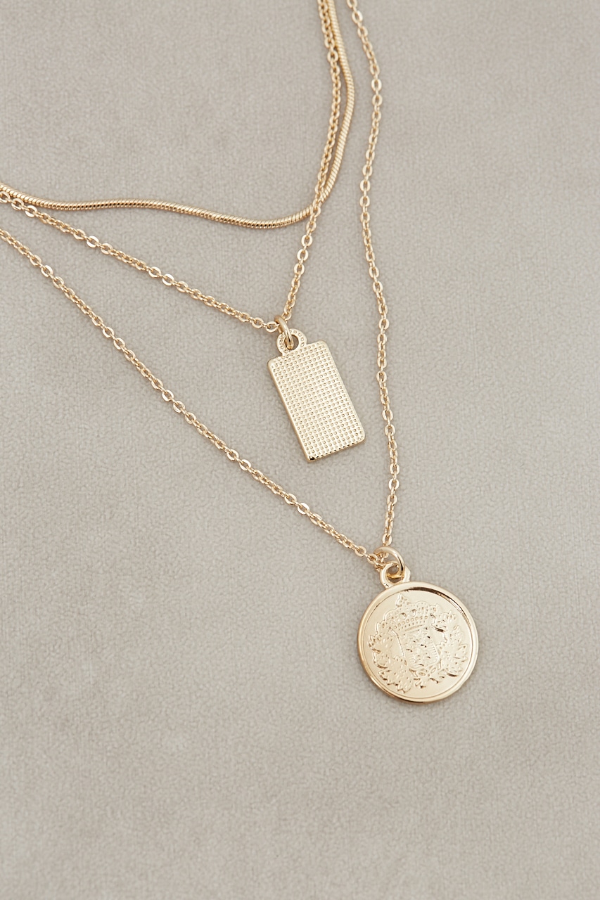 coin necklace(24kgf)25cmチェーン