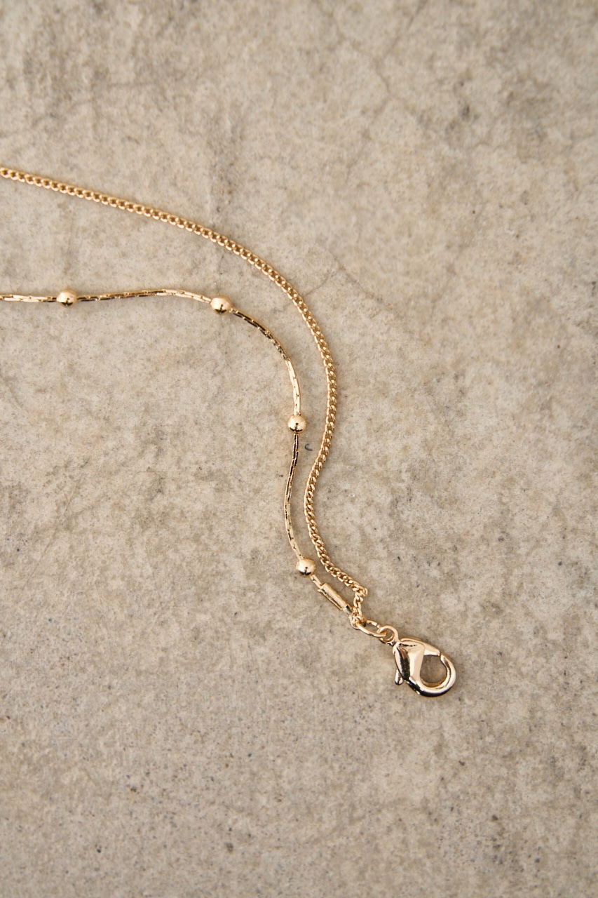 DOT CHAIN COMBI NECKLACE/ドットチェーンコンビネックレス 詳細画像 L/GLD 4