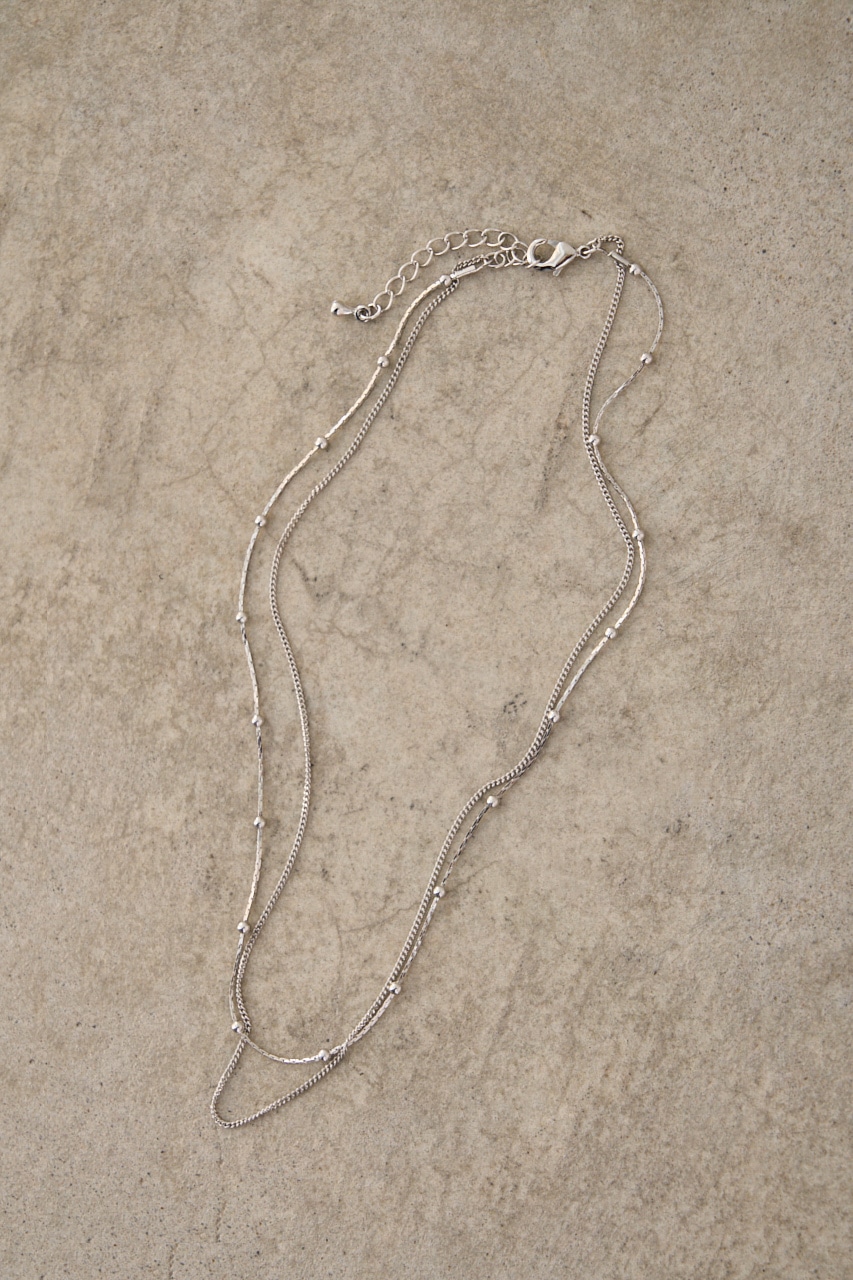 DOT CHAIN COMBI NECKLACE/ドットチェーンコンビネックレス 詳細画像 SLV 2