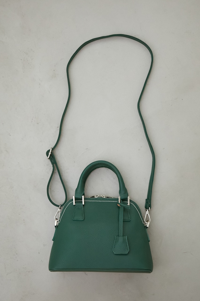 DOUBLE ZIPPER HANDBAG/ダブルジッパーハンドバッグ 詳細画像 GRN 6