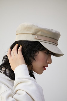 CONTRAST TWILL CASQUETTE/コントラストツイルキャスケット