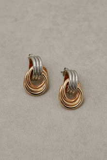 DOUBLE RING EARRINGS/ダブルリングピアス