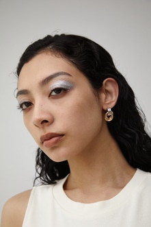 DOUBLE RING EARRINGS/ダブルリングピアス 詳細画像