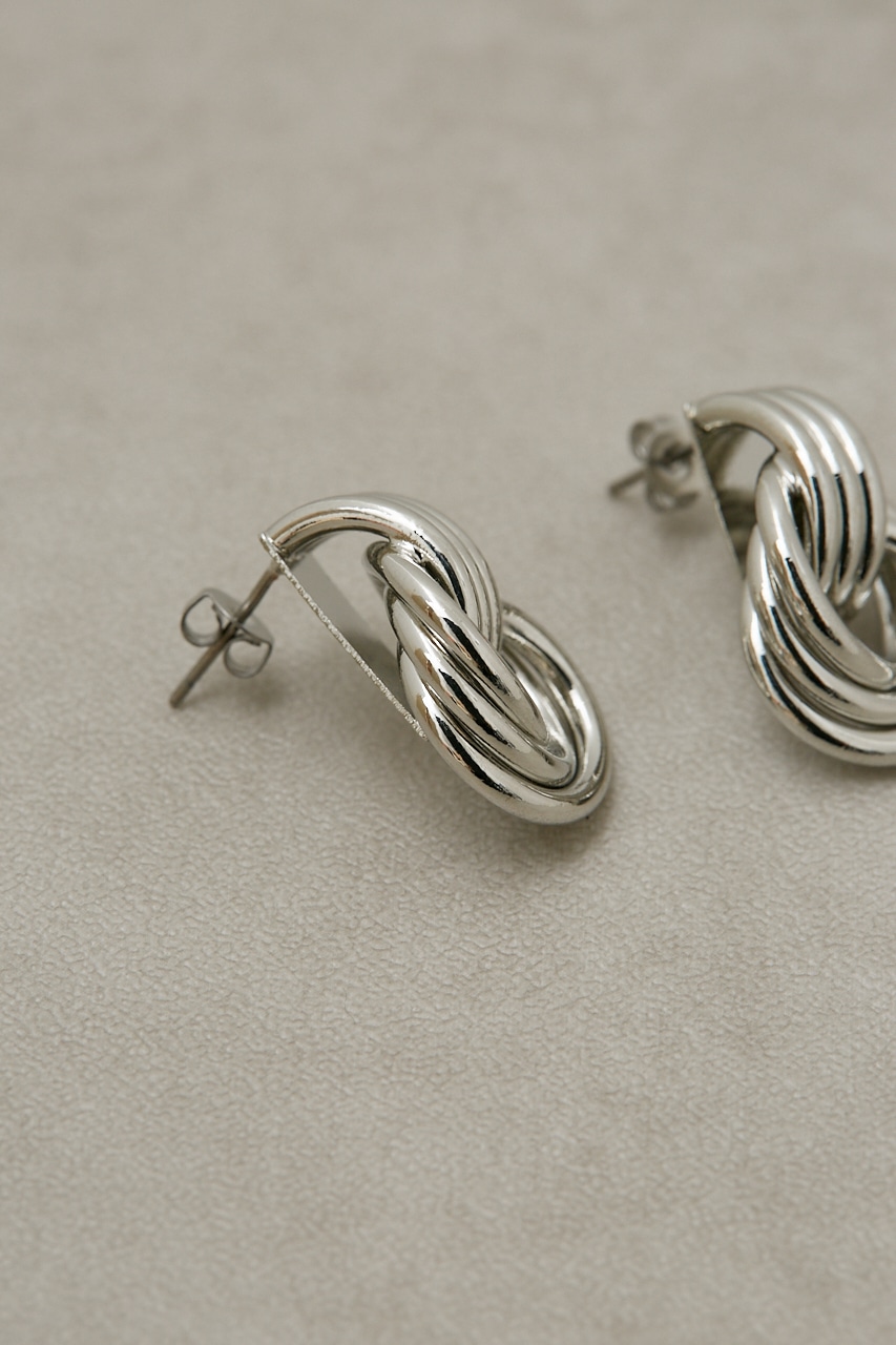 DOUBLE RING EARRINGS/ダブルリングピアス 詳細画像 SLV 2