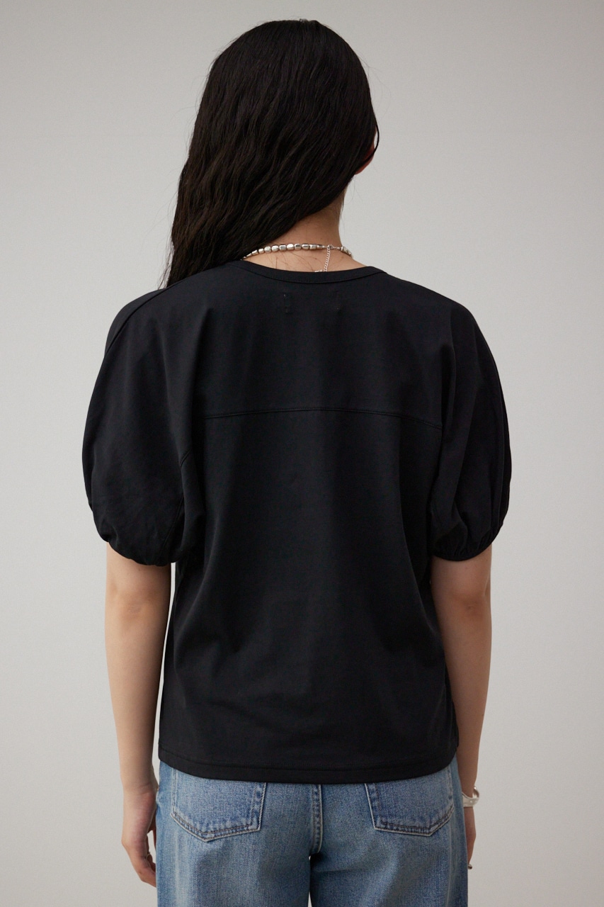 TUCK VOLUME CUT TOPS/タックボリュームカットトップス 詳細画像 BLK 7