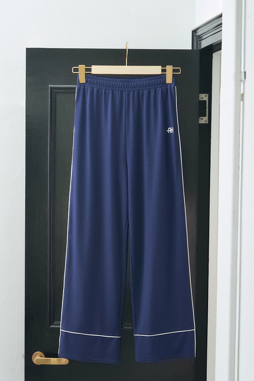 【AZUL HOME】 MILKY TOUCH PIPING PANTS/ミルキータッチパイピングパンツ 詳細画像 NVY 1
