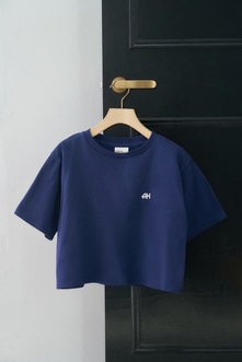 【AZUL HOME】 MAISON PRINT CROPPED TEE/メゾンプリントクロップドTシャツ