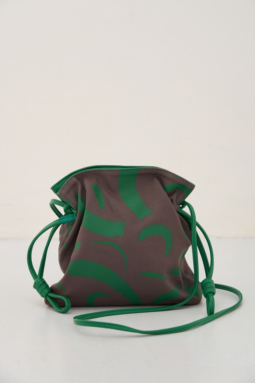 NATURE PATTERN POUCH BAG/ネイチャーパターンポーチバッグ 詳細画像 柄BRN 1