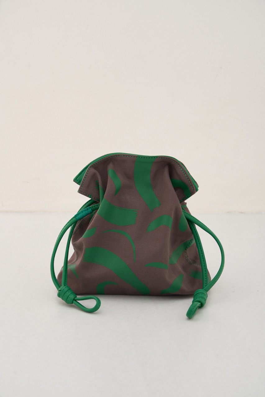 NATURE PATTERN POUCH BAG/ネイチャーパターンポーチバッグ 詳細画像 柄BRN 4