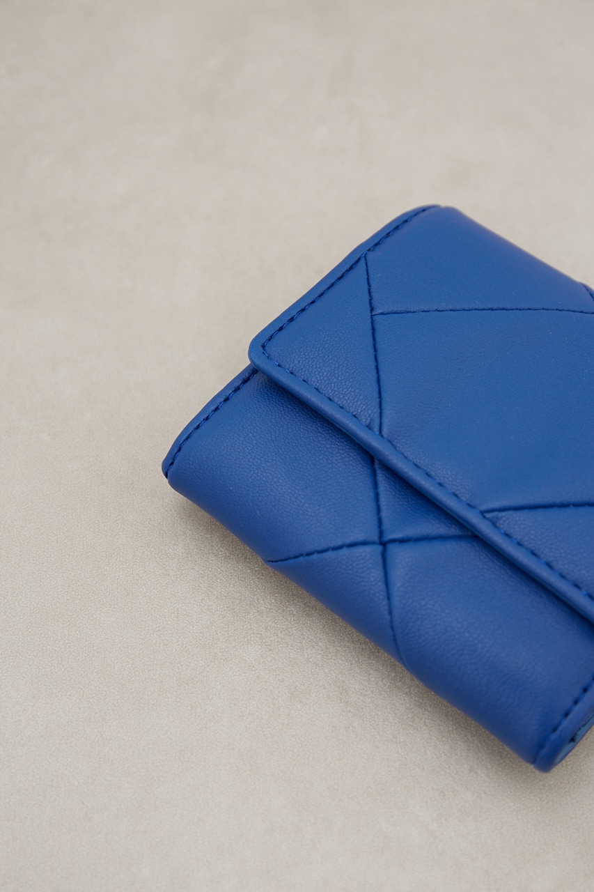 QUILTING MINI WALLET/キルティングミニウォレット 詳細画像 BLU 4