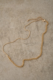 MIXED CHAIN NECKLACE/ミックスチェーンネックレス