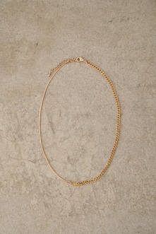 MIXED CHAIN NECKLACE/ミックスチェーンネックレス