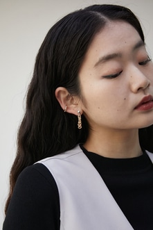 EAR CUFF SET CHAIN EARRINGS/イヤーカフセットチェーンピアス 詳細画像