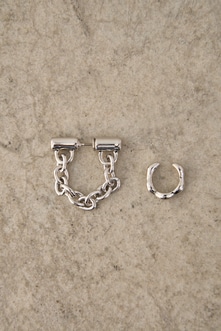 EAR CUFF SET CHAIN EARRINGS/イヤーカフセットチェーンピアス