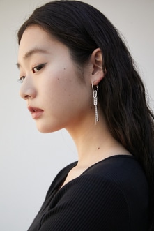 SHIMMERING SILVER EARRINGS/シマーイングシルバーピアス 詳細画像